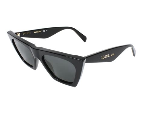 celine cl 41468/s|Celine Cl41468/s 807ir Black Cat Eye Sunglasses .